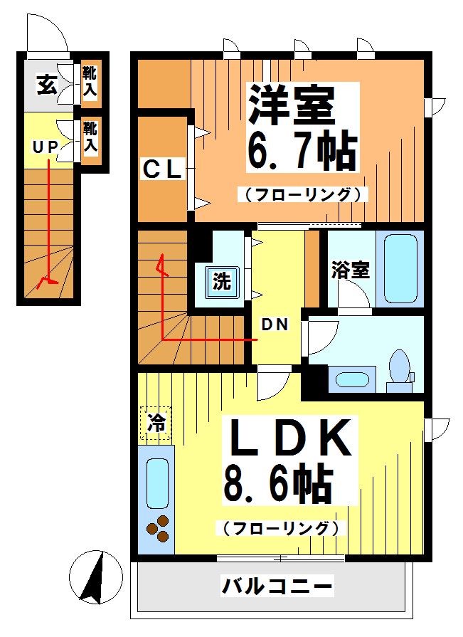 ミラコロエッフェ 間取り