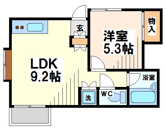 メゾンパーシモン 間取り