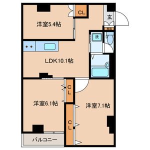ラージ久我山Ａ 間取り