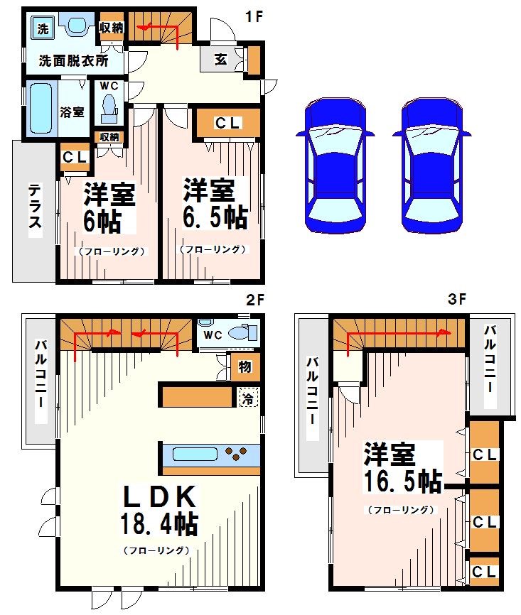 ルナ浜田山【下高井戸店専任物件】 間取り