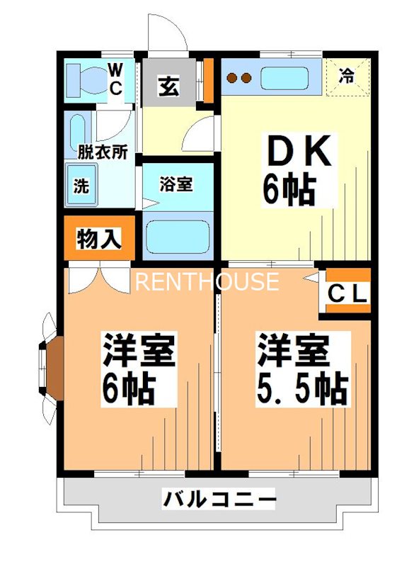 パルファンヴェール   間取り図