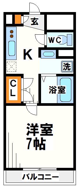 キングスコート 間取り図