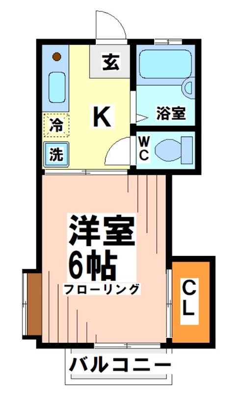 ヴィラローズ　弊社管理物件 間取り