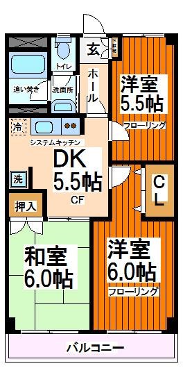 横田ファイブ 間取り図