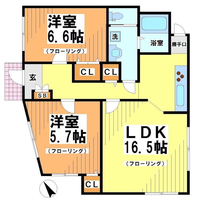ジェネシスA 間取り
