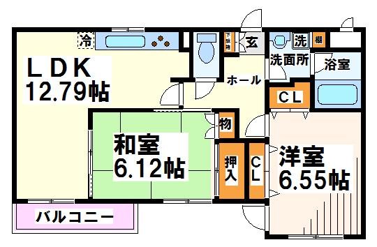 パストラル西府 間取り