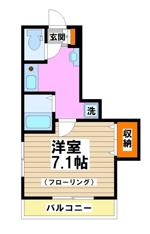 パークフラッツ久我山 間取り図