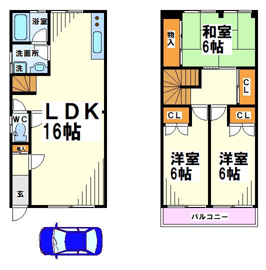 ラメゾン祢宜 間取り図