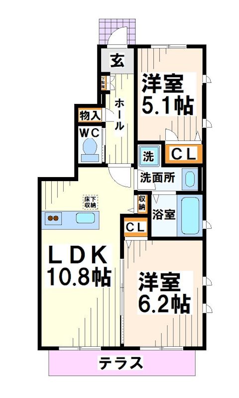 サニーコート武蔵野  間取り