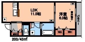 Casa Mille anni(カーサ・ミレアーニ)   間取り