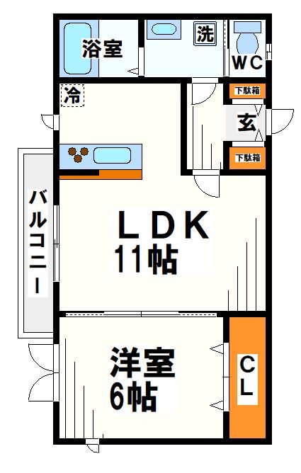 ミルクリークヴィリーヴ 間取り図