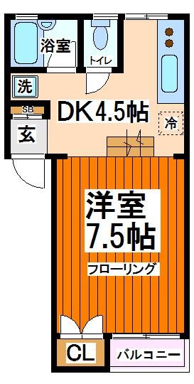 カガミハイツ -当社管理物件- 間取り