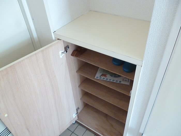 明星ハイツ美好町 玄関