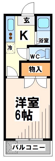 コーポＡＫＩ 間取り図