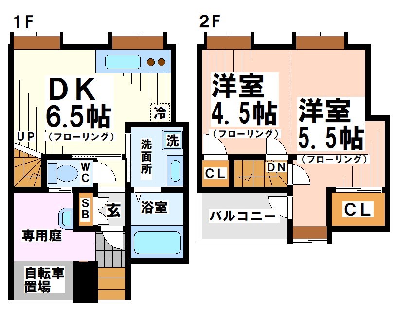 和泉４丁目テラスハウス【下高井戸店管理物件】 間取り
