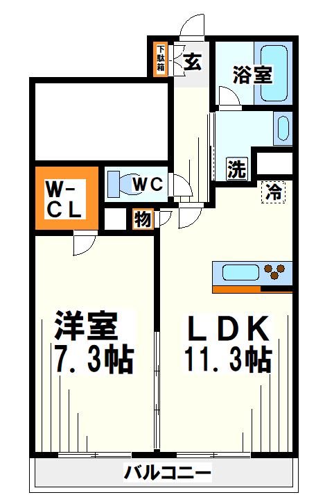 パールコート仙川 間取り