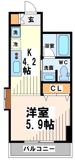 ジェルソミーナ  4030号室 間取り