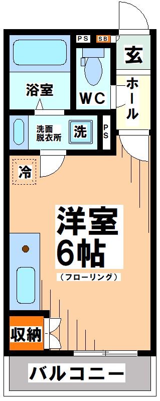 esカーサ幡ヶ谷（エスカーサ幡ヶ谷） 間取り図