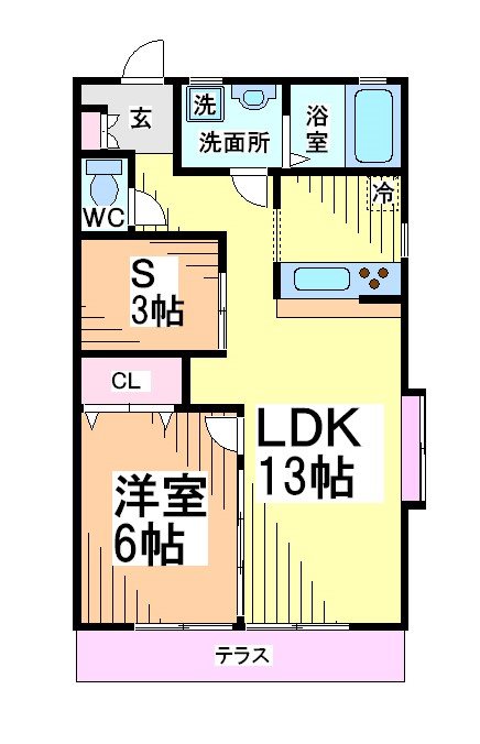 カーサヴェルデ南荻窪　C 間取り