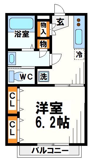 ホワイトジュエルK 間取り図