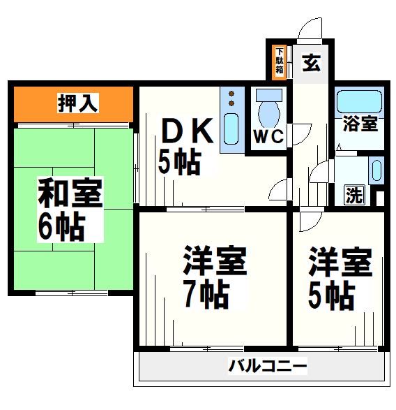 ムサシヤビル  間取り