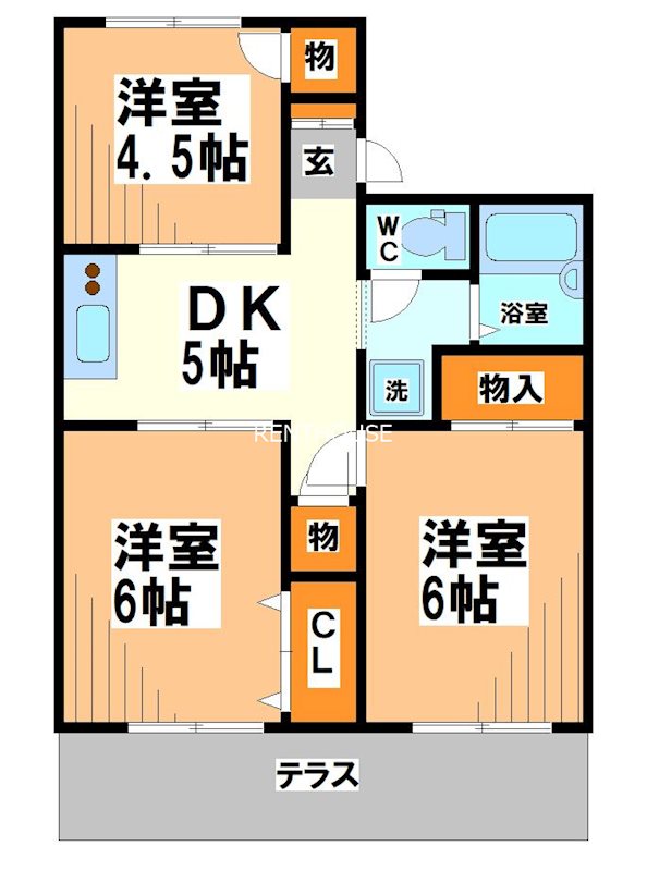 スカイコーポ   間取り