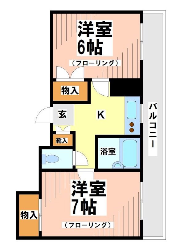 ハイツプルメリア【下高井戸店専任物件】 間取り