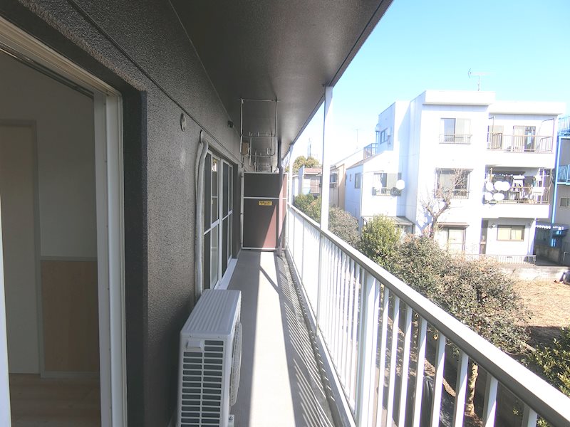 パレススメールB ベランダ