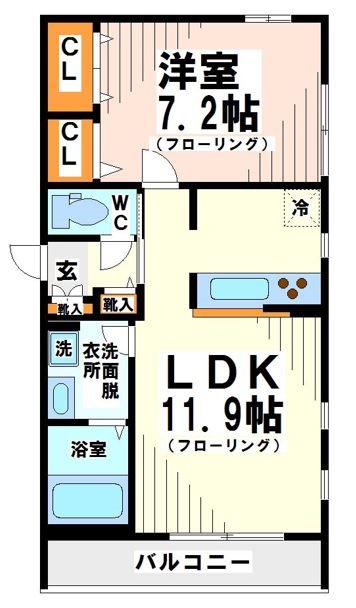 フェリーチェ上高井戸 当社専任物件 間取り