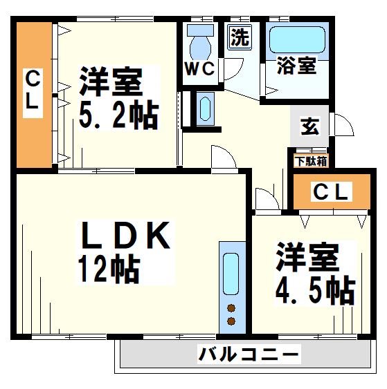 車返団地１街区 間取り