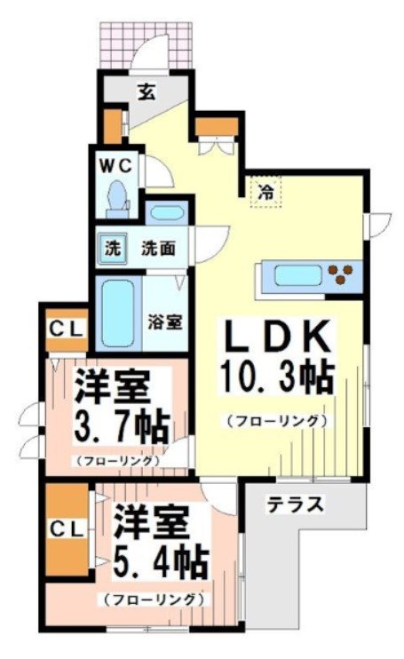 N-WEST 間取り