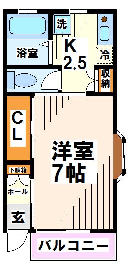 COZYPLACE（コウズイプレイス）東京外国語大学受験生事前予約可能物件】 間取り