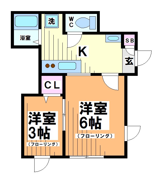 コクノハイツ 間取り