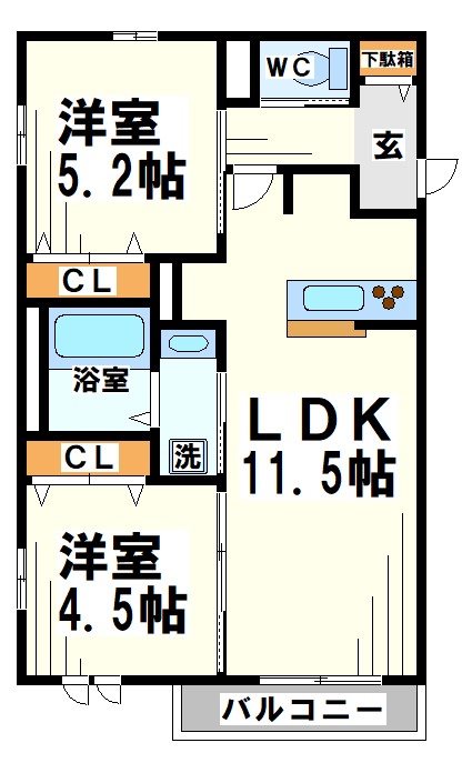 メゾンフルール 間取り