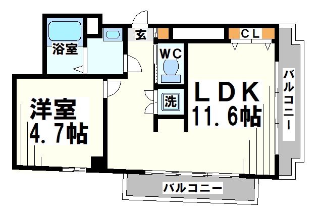 ハイツ山下 間取り