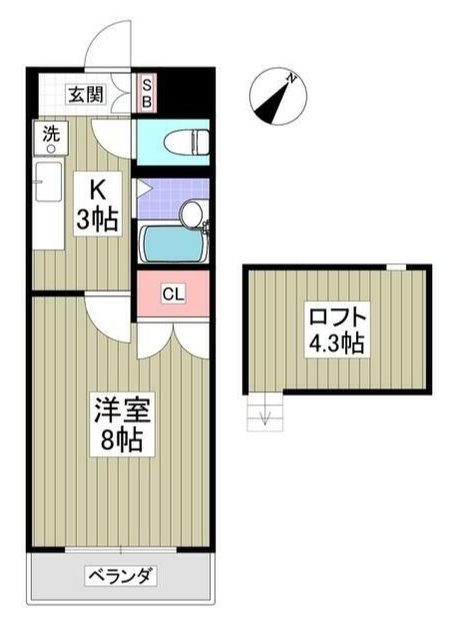 リュミエ府中 間取り図