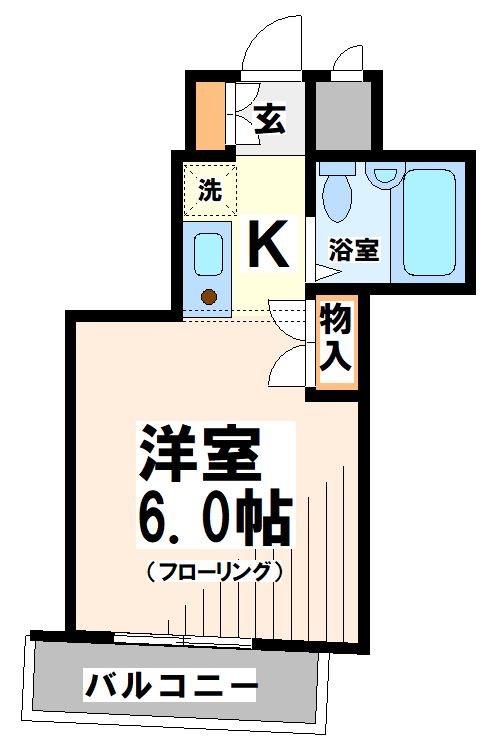 グランドール西山 間取り図