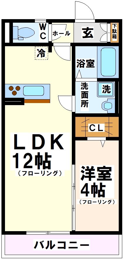 Ｌｏｕｌｏｕ　ＭＳ　当社管理物件 間取り