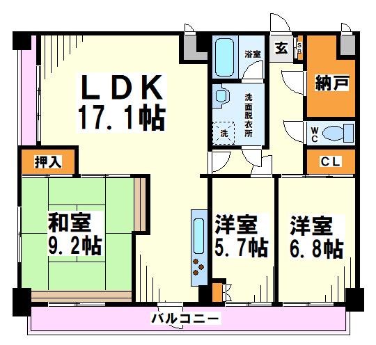 ハイツ小林 間取り
