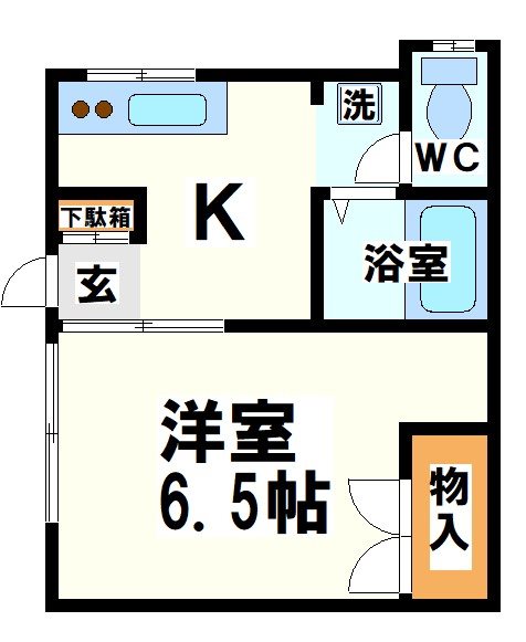 吉田荘 間取り