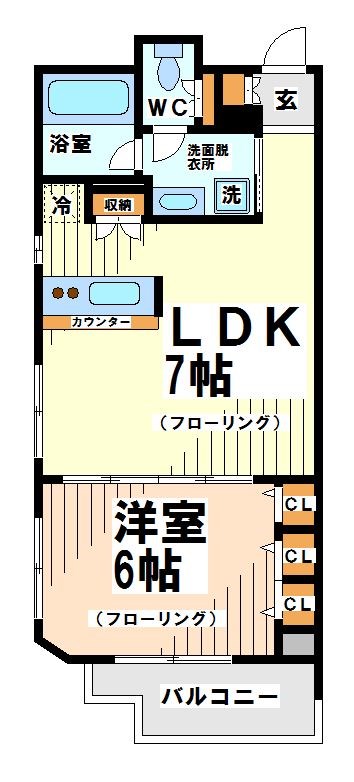 東京都杉並区下高井戸３丁目 間取り