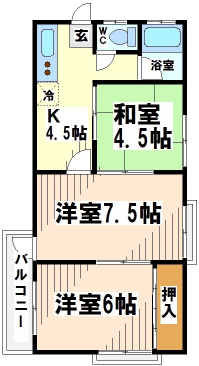 岡部マンション 間取り図