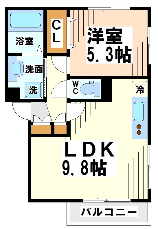 ロイヤルフラッツ上祖師谷 間取り図