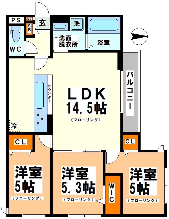 セレスティア南烏山 間取り