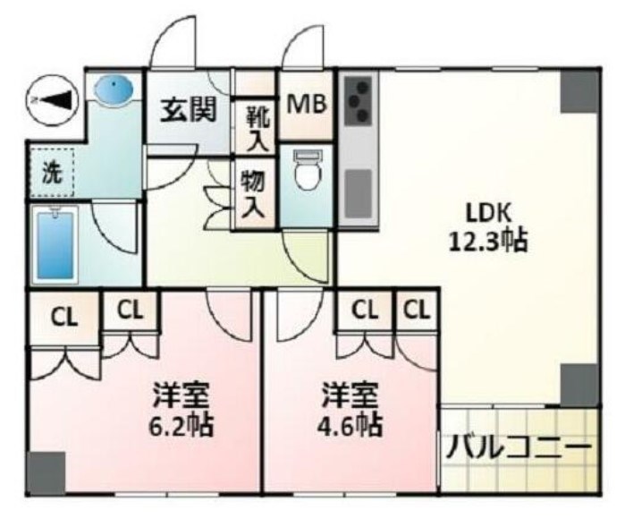 サンヴェール府中  間取り