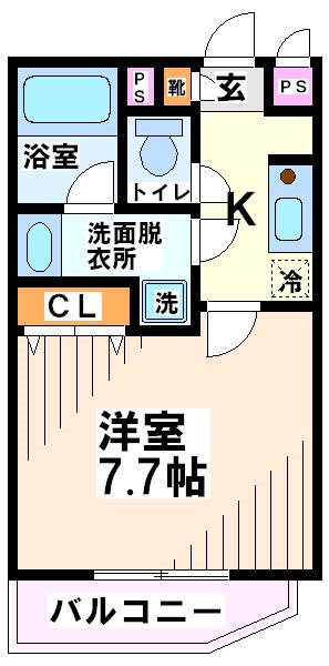 エル・ヴィエント・アース千歳烏山 間取り図