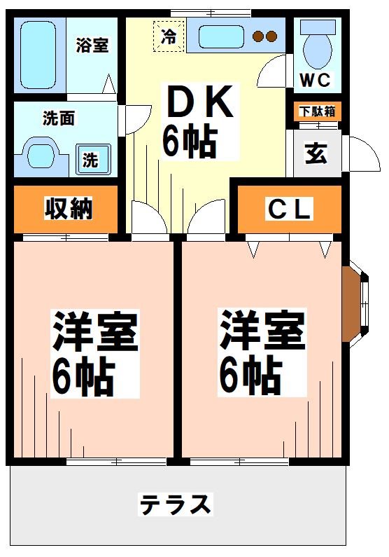 ラフィーネスギタⅦ 間取り