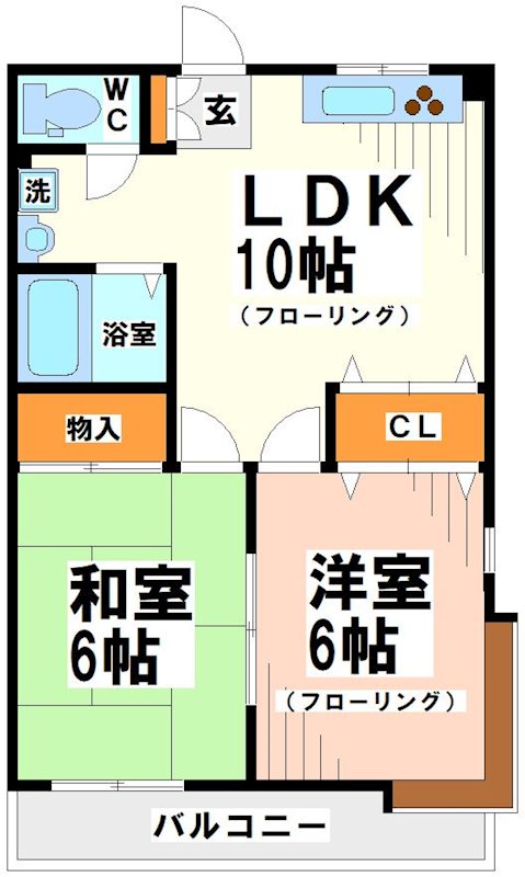グランデ浜田山　弊社管理物件  間取り