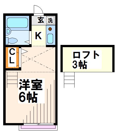 グランディオ府中  当社管理物件 間取り