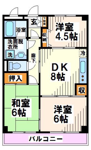 シンリープラグレス21 当社管理物件 間取り